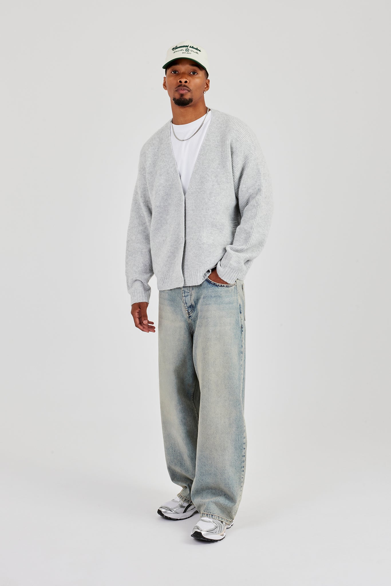 Super Baggy Jeans – Antik-Waschung